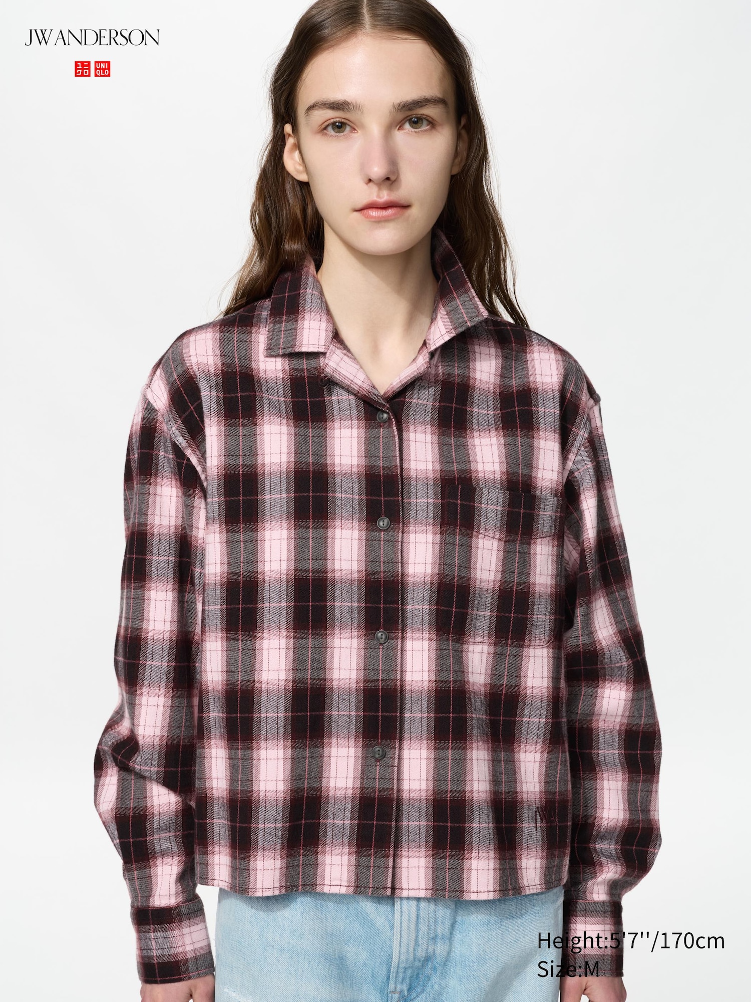 Рубашка Flannel свободного кроя | В клетку