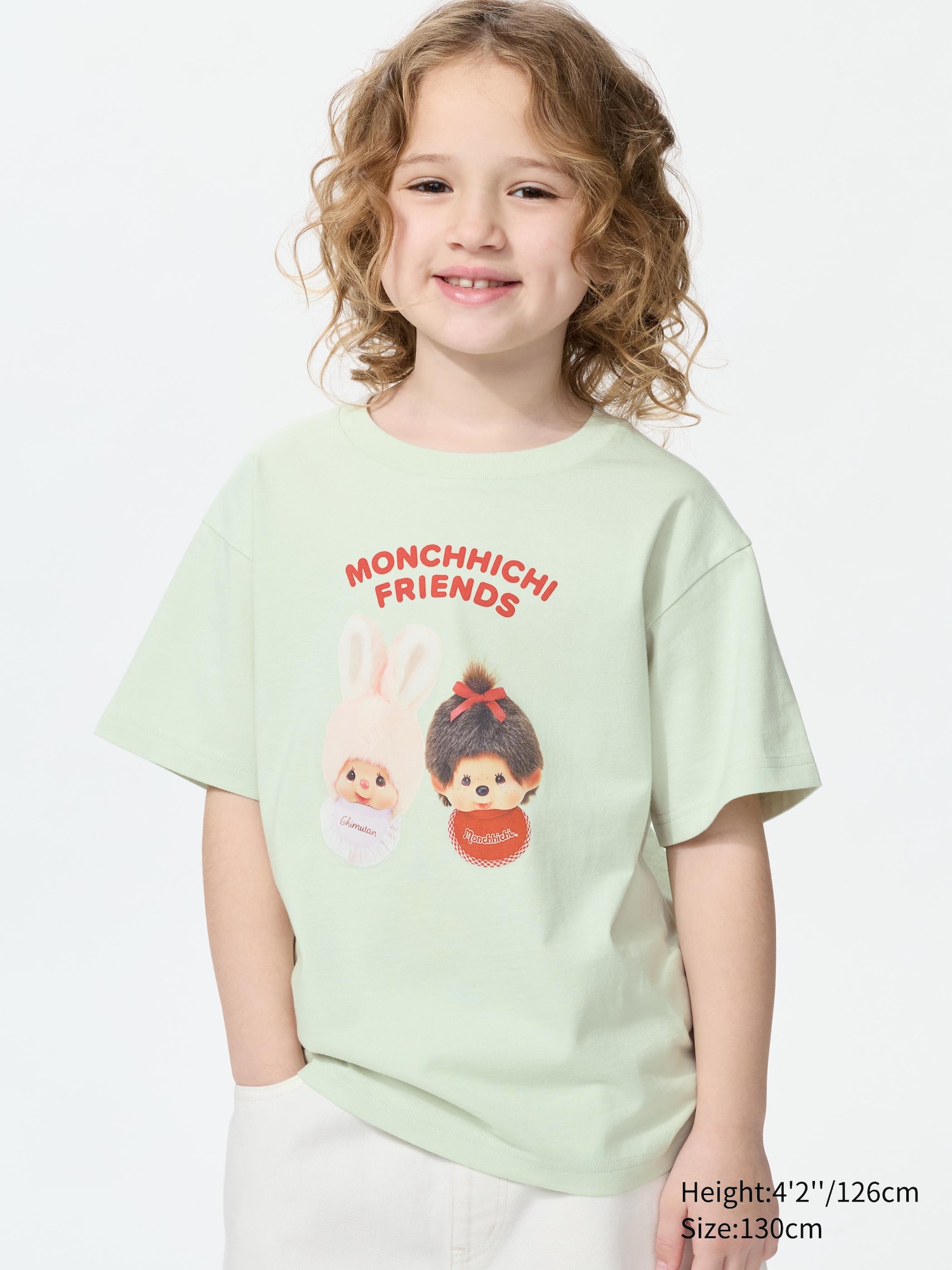 Футболка GIRLS Monchhichi UT (графический принт, короткий рукав)