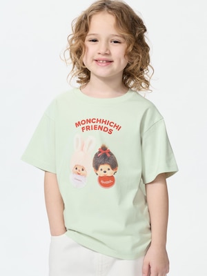 GIRLS Monchhichi UT (Short Sleeve Graphic T-Shirt)