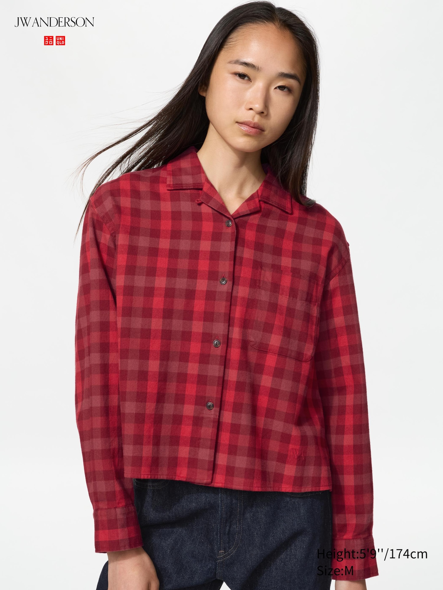 Рубашка Flannel свободного кроя | В клетку