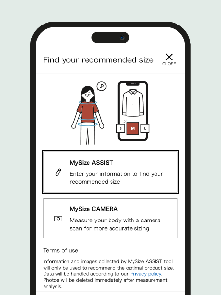 Select MySize ASSIST