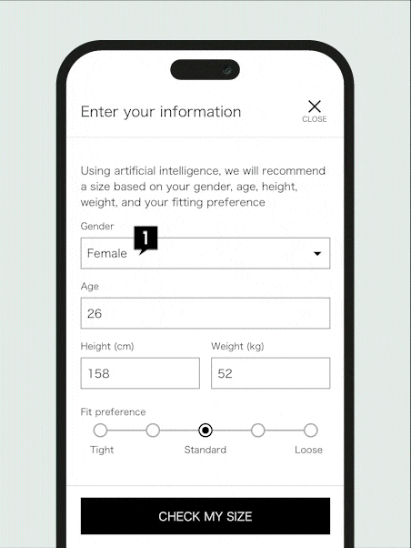 Enter your information