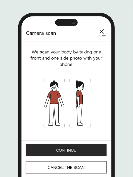 Follow the instructions to take photos