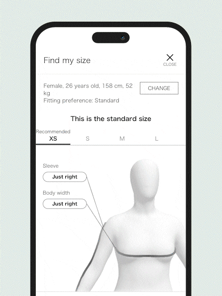Find your preferred fit