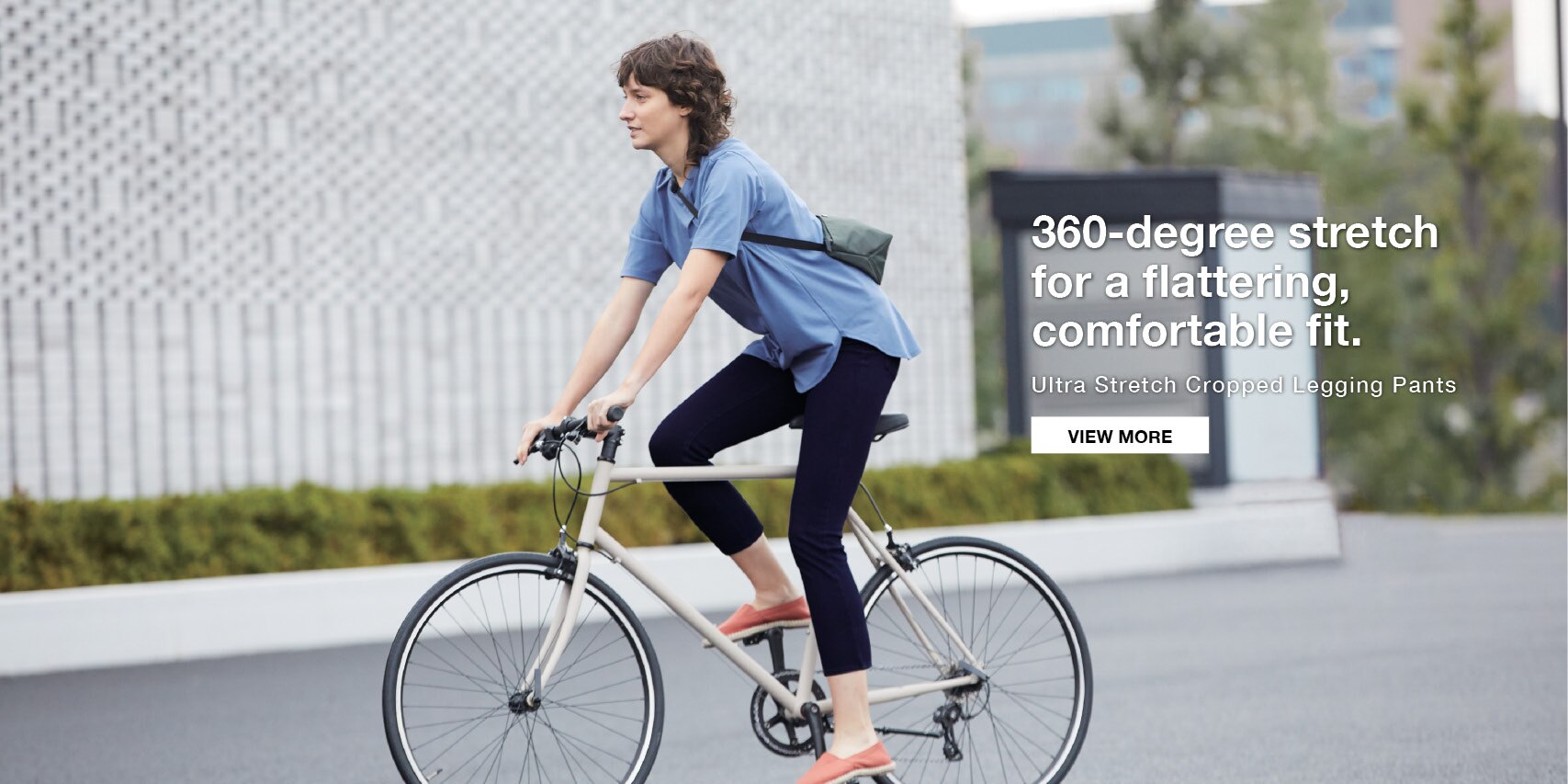 360-degree stretch for a flattering, comfortable fit.