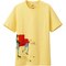 Men Sprz Ny Graphic T Shirt (Jean-Michel Basquiat), Yellow, Small