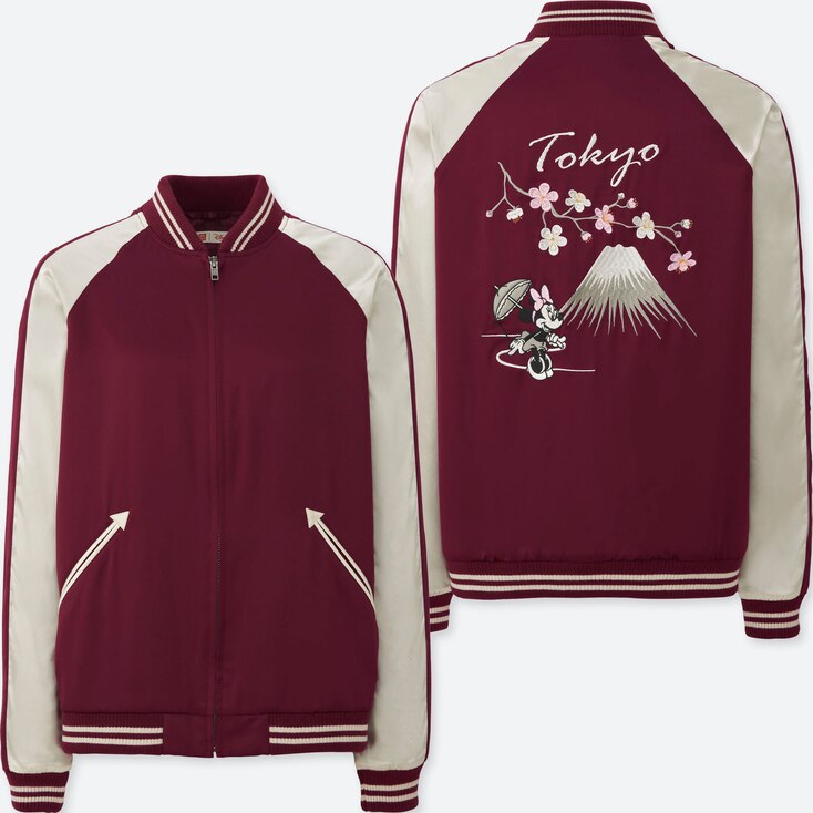 WOMEN MICKEY TRAVELS SOUVENIR JACKET UNIQLO US