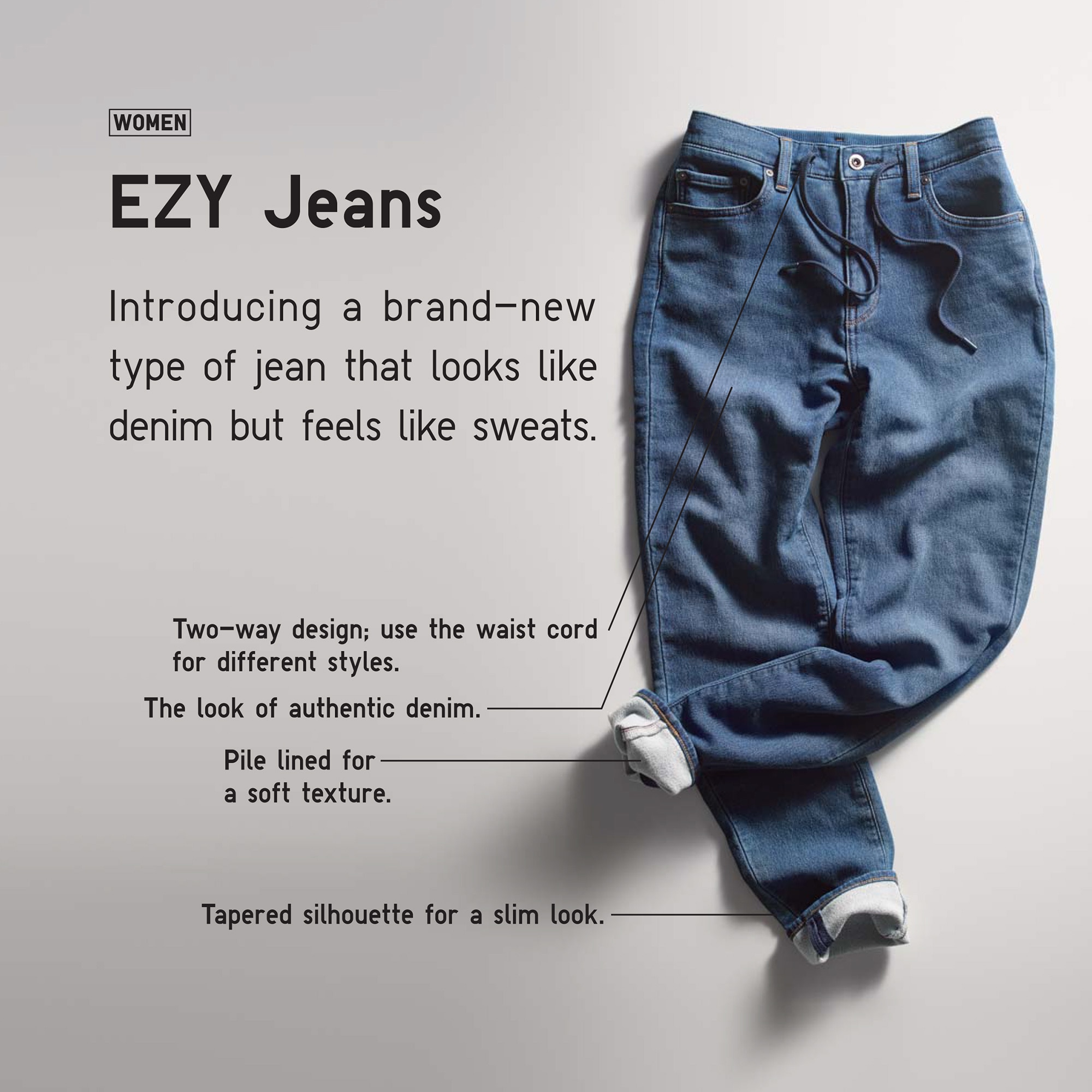 ezy denim uniqlo