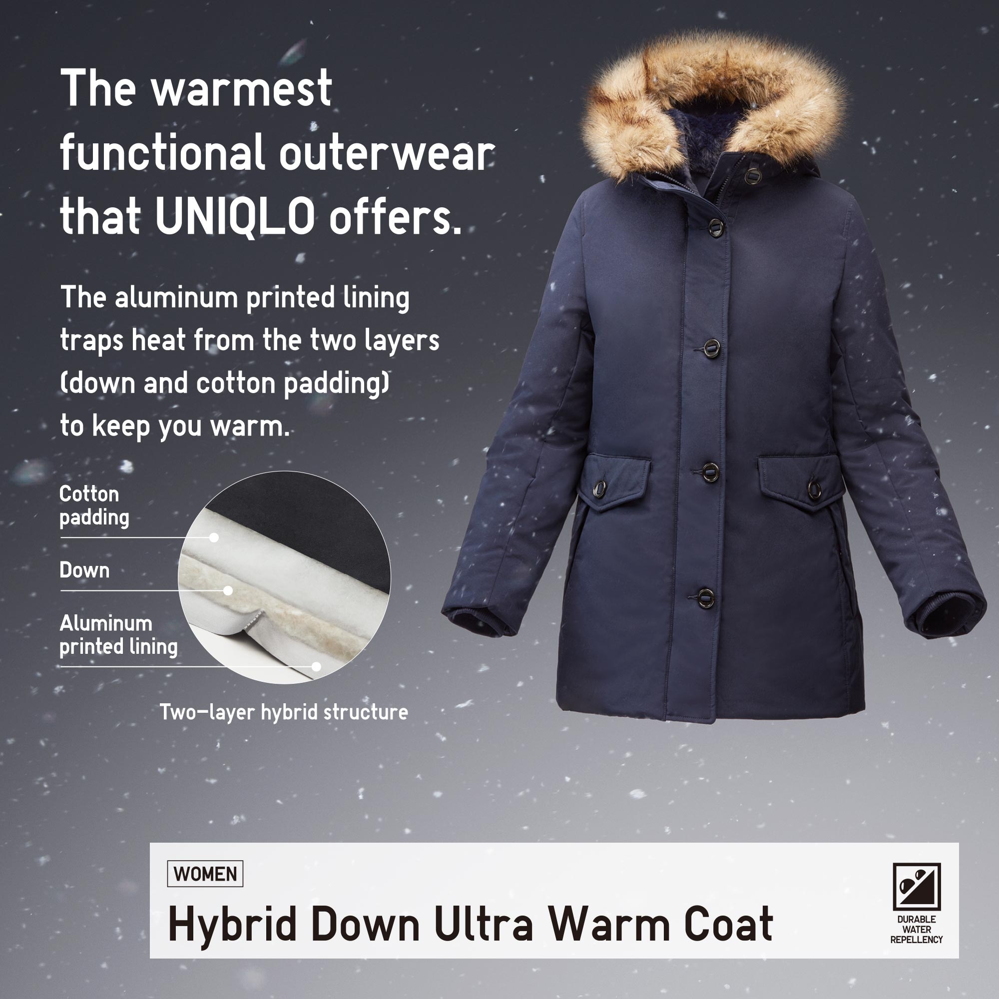 uniqlo women's ultra warm down coat