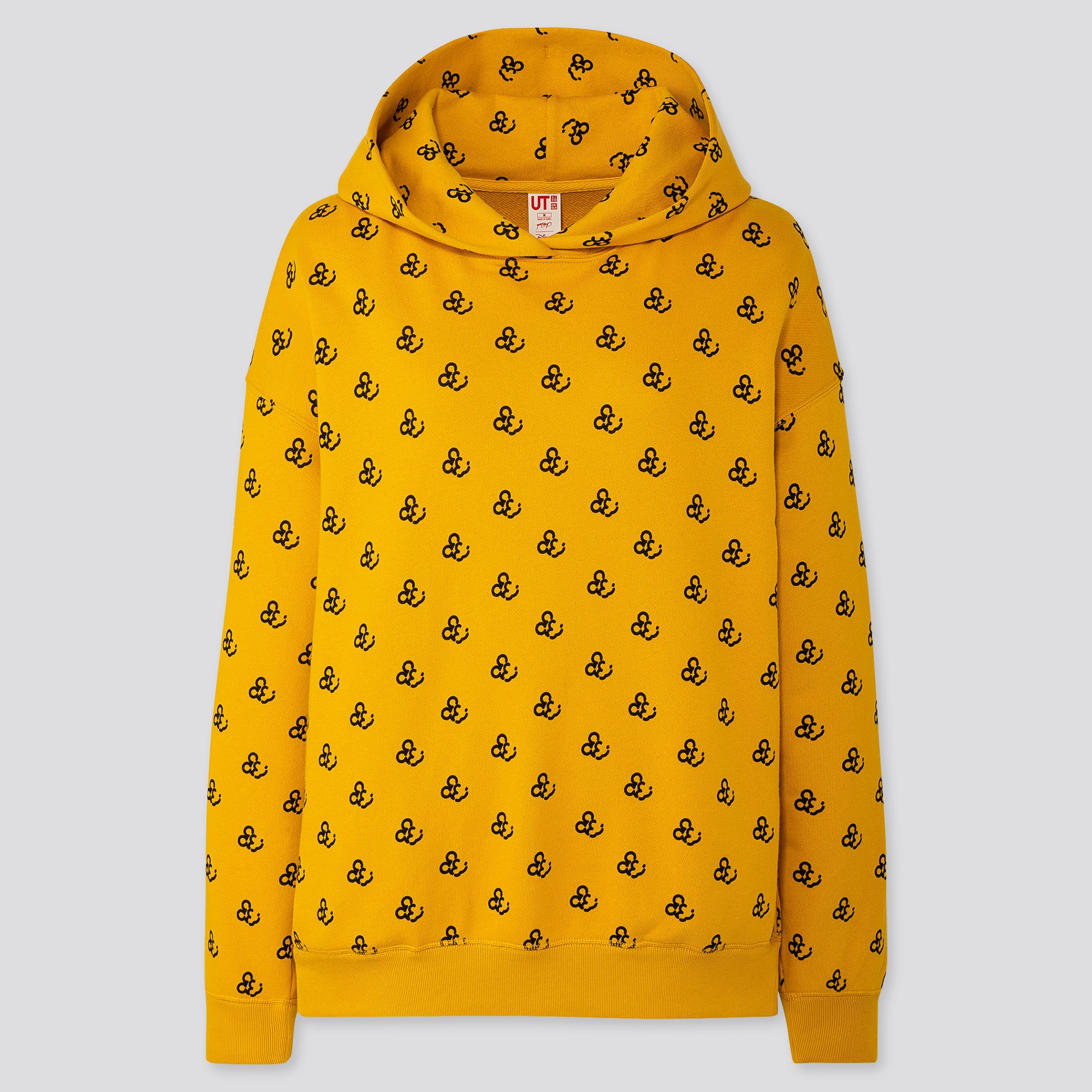 yellow mickey mouse sweatshirt