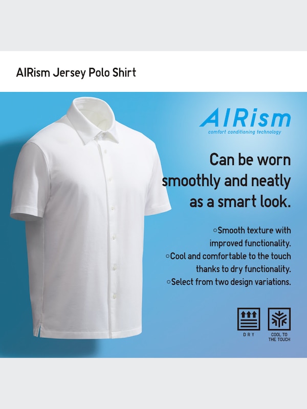 AIRism Jersey Short-Sleeve Polo Shirt