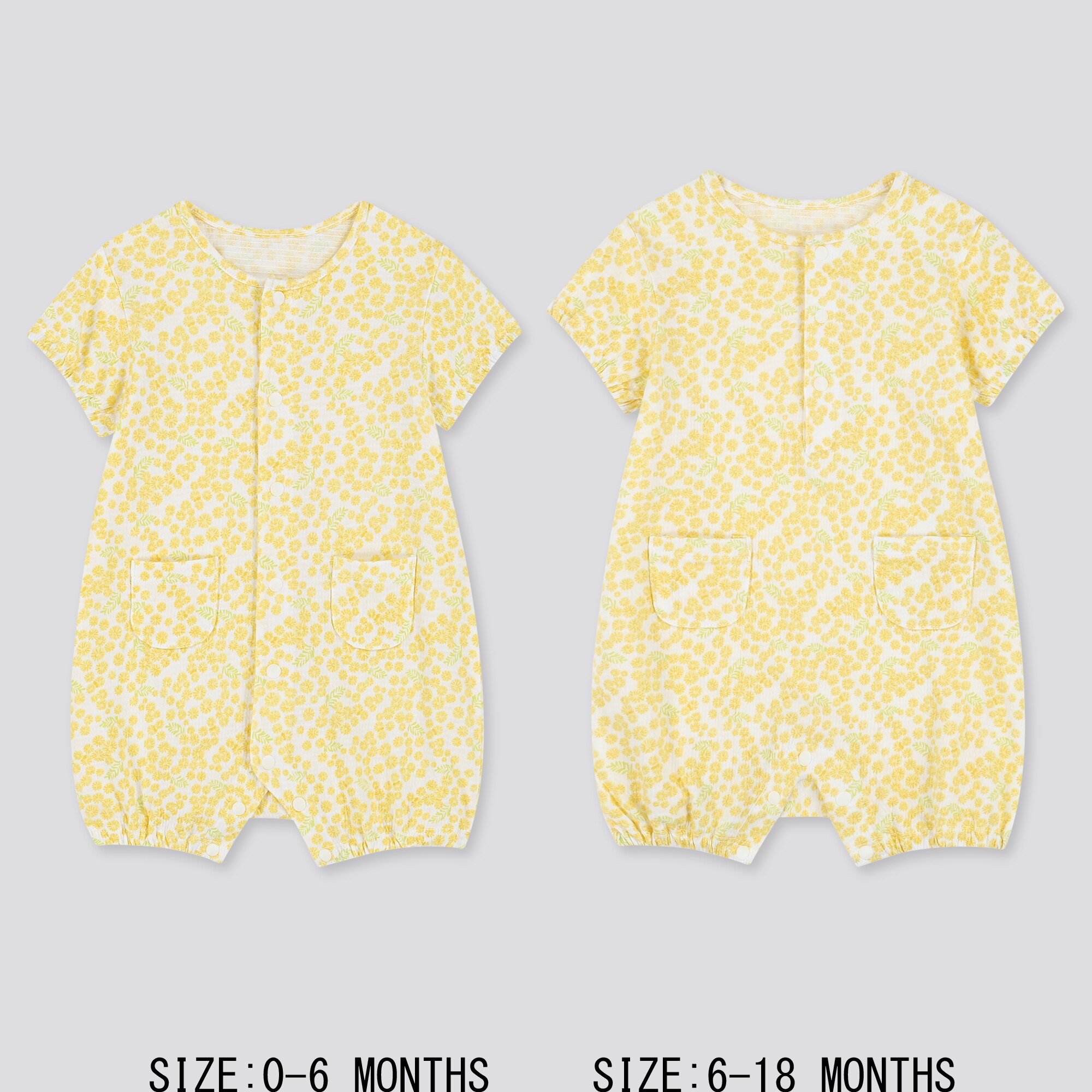 yellow shortalls