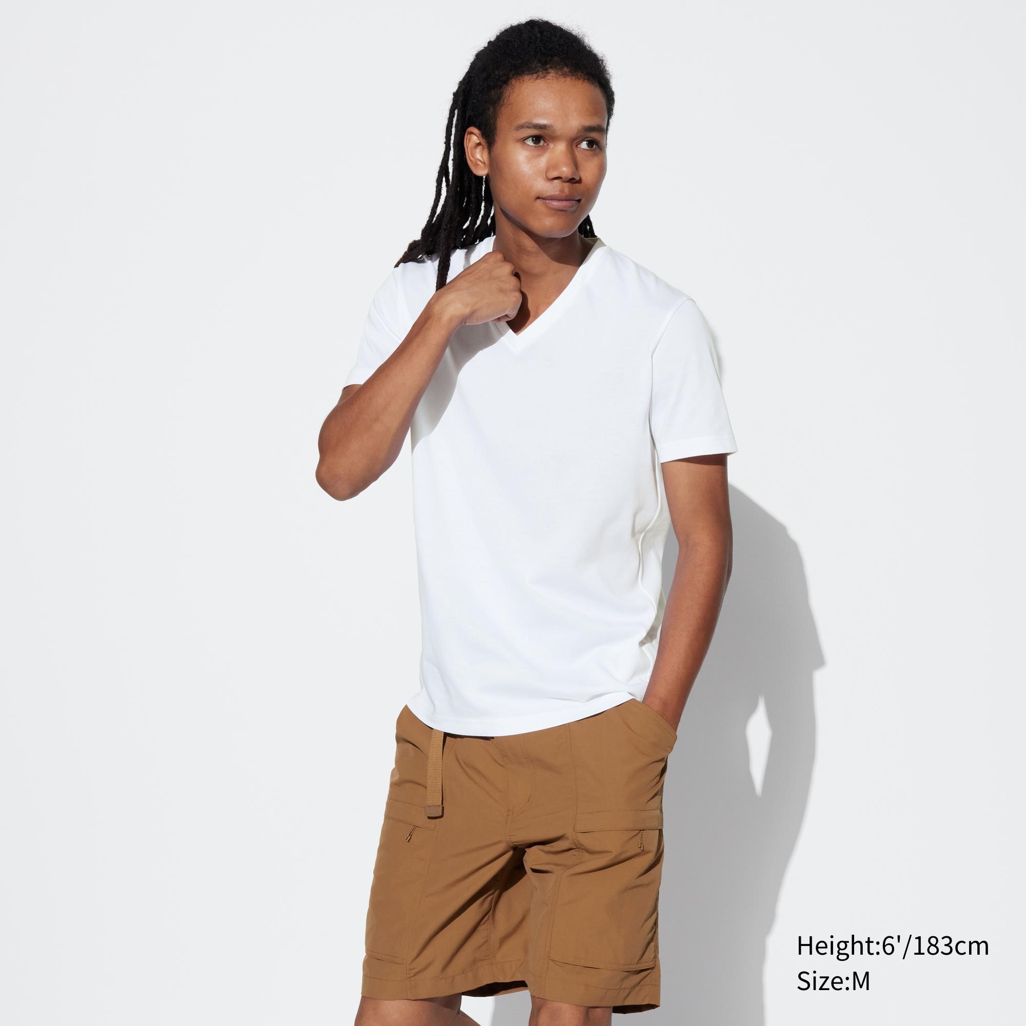 Bære ugunstige type Dry Color V-Neck Short-Sleeve T-Shirt | UNIQLO US