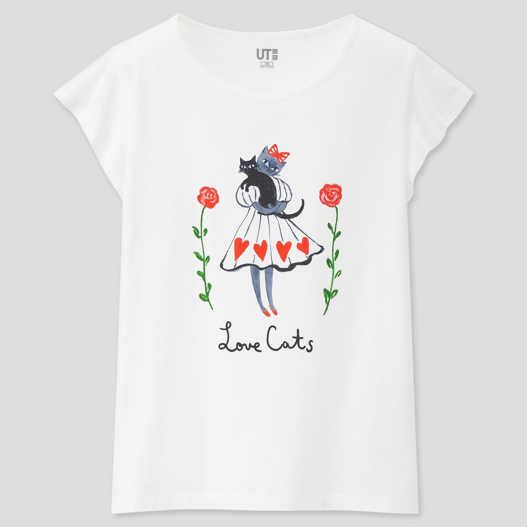 GIRLS CATS ARE PURRFECT UT (SHORT-SLEEVE GRAPHIC T-SHIRT)
