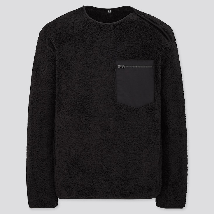 uniqlo fluffy yarn fleece pullover shirt