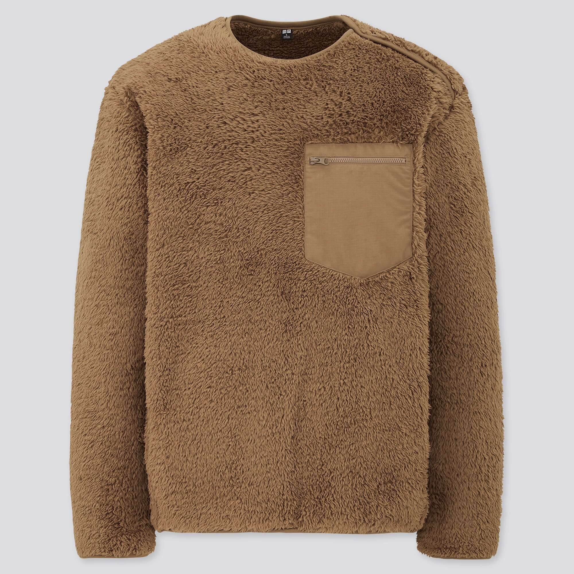 fluffy fleece pullover