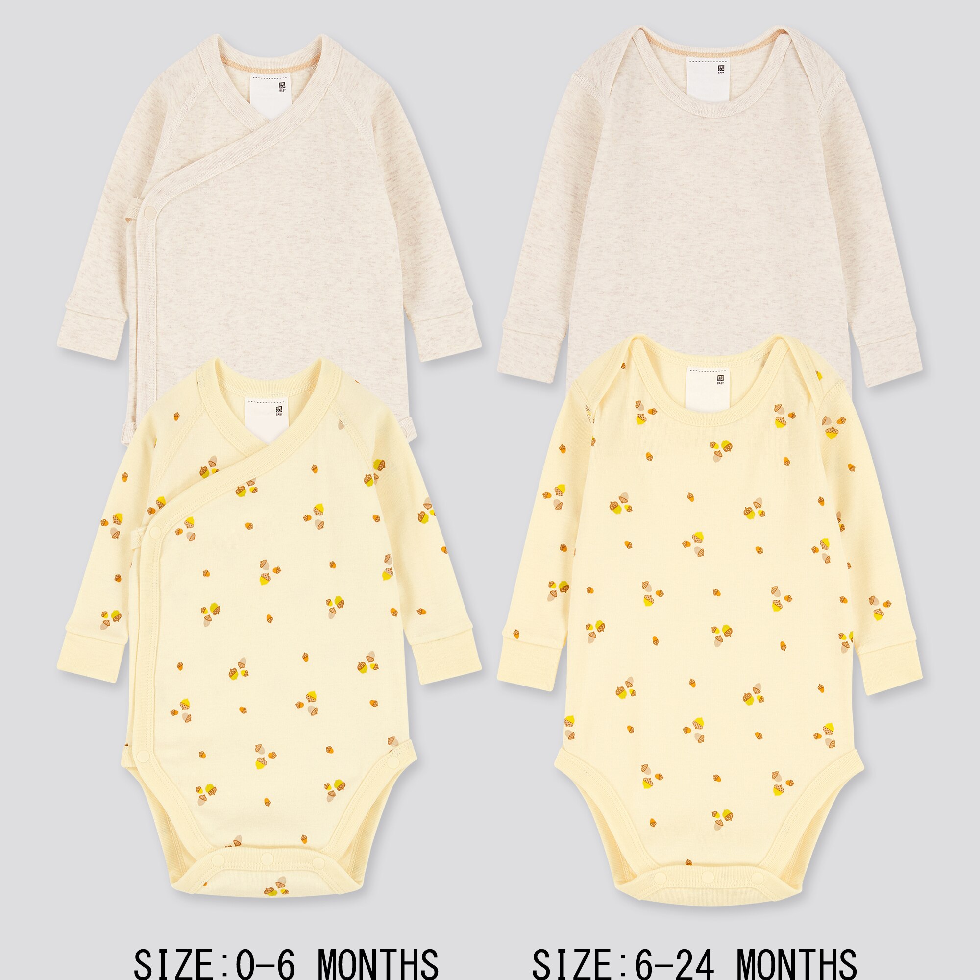 baby yellow crew neck