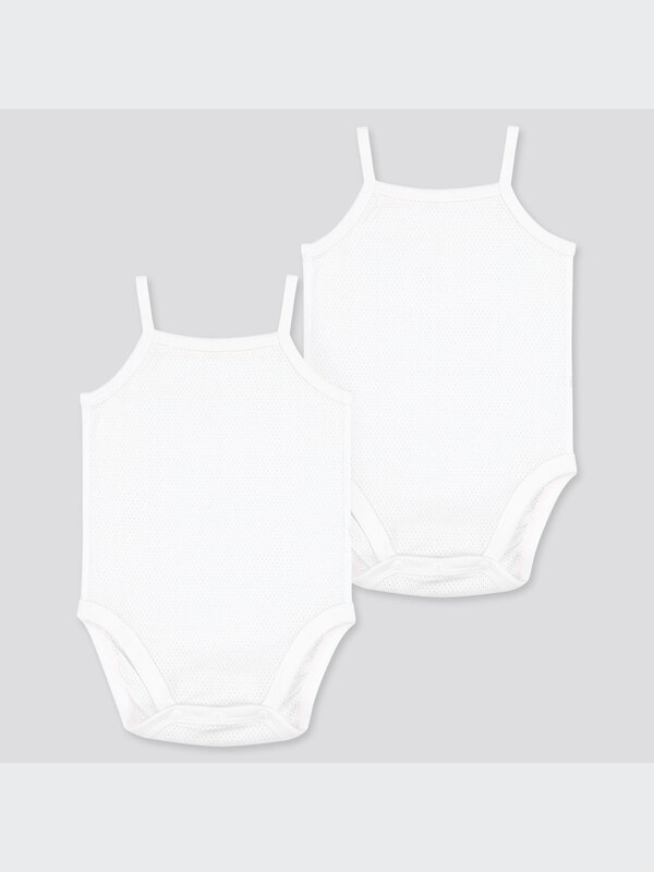 Cotton Mesh Camisole (Set of 2)