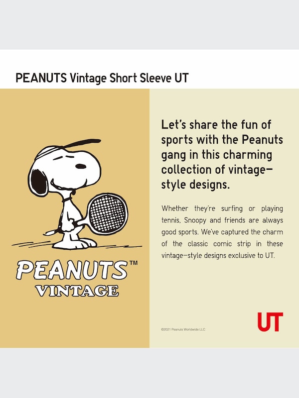 Peanuts Vintage UT (Short-Sleeve Graphic T-Shirt)