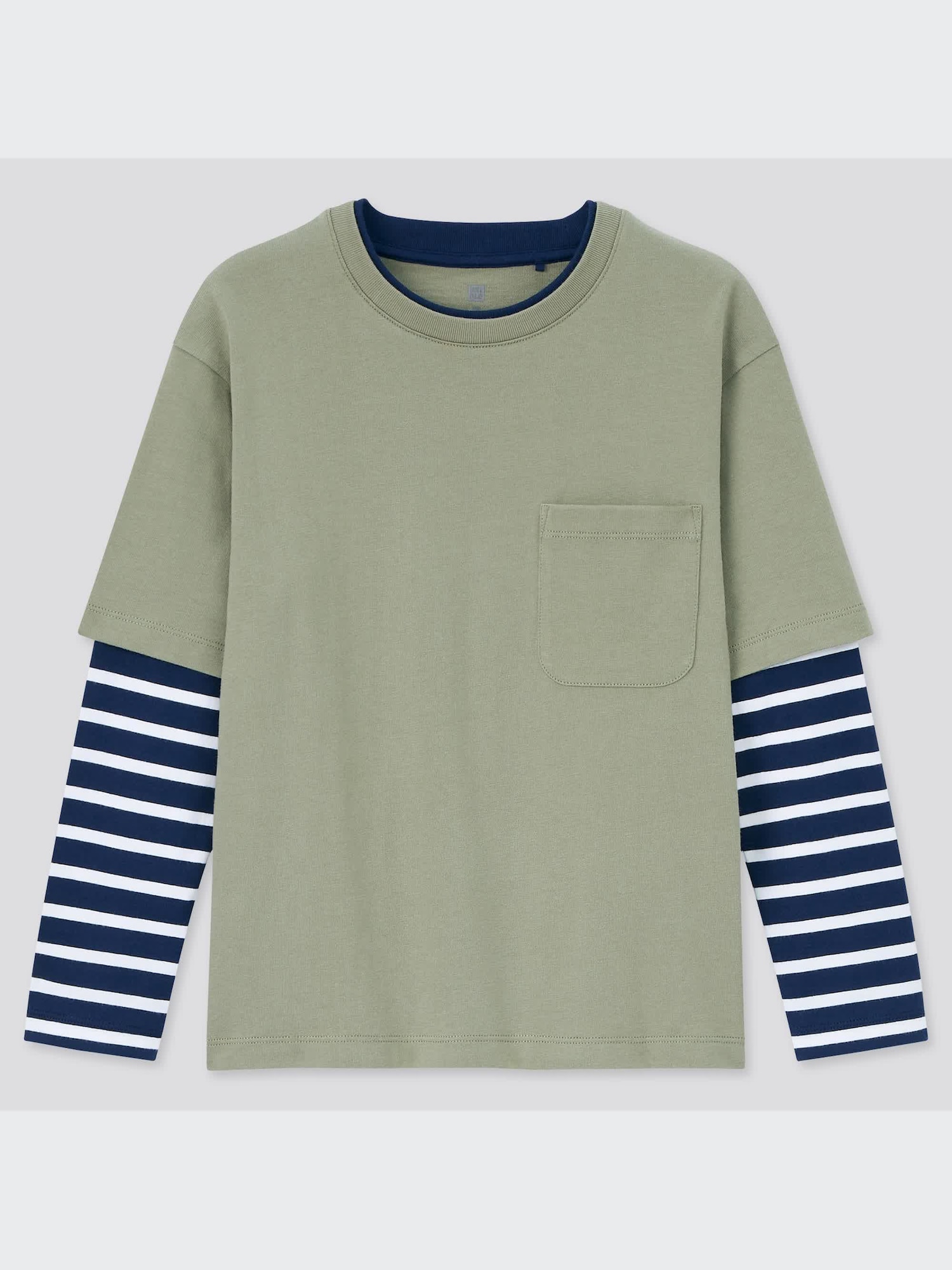 トップス everyone cotton long sleeve t shirt everyone pocket long sleeve tee shirt (H.GRAY) | everyone