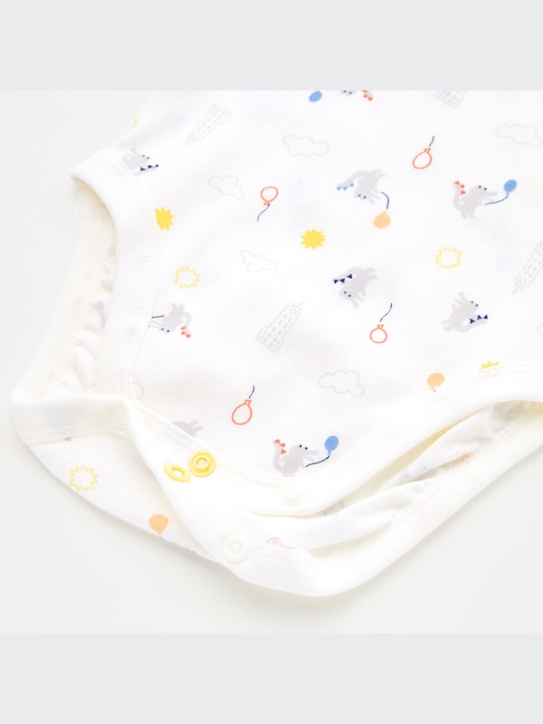 Joy of Print Short-Sleeve Bodysuit (Set of 2)