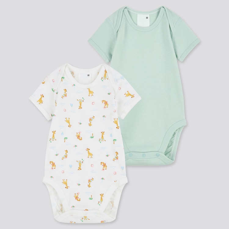 Short sleeve designer onesie