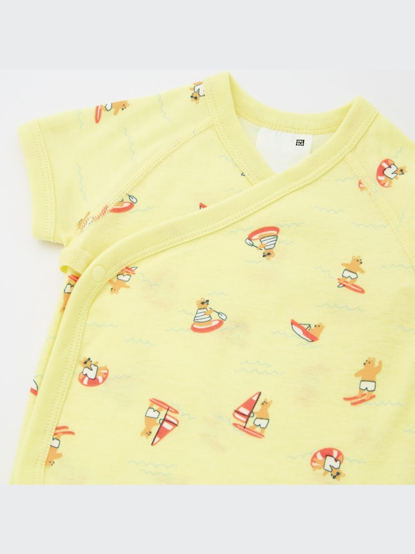 Joy of Print Short-Sleeve Bodysuit (Set of 2)