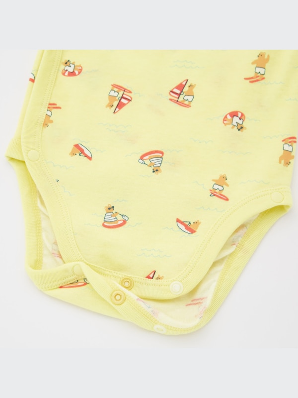 Joy of Print Short-Sleeve Bodysuit (Set of 2)