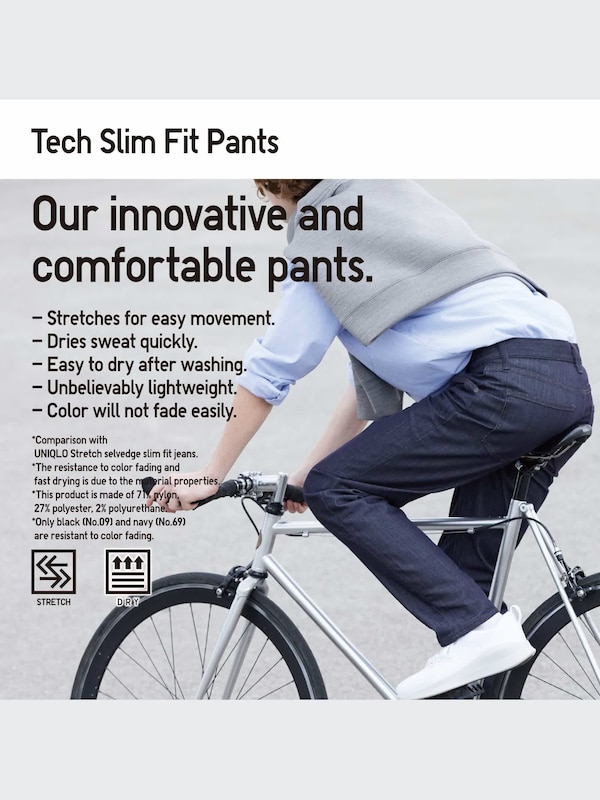 Tech Denim Slim-Fit Jeans