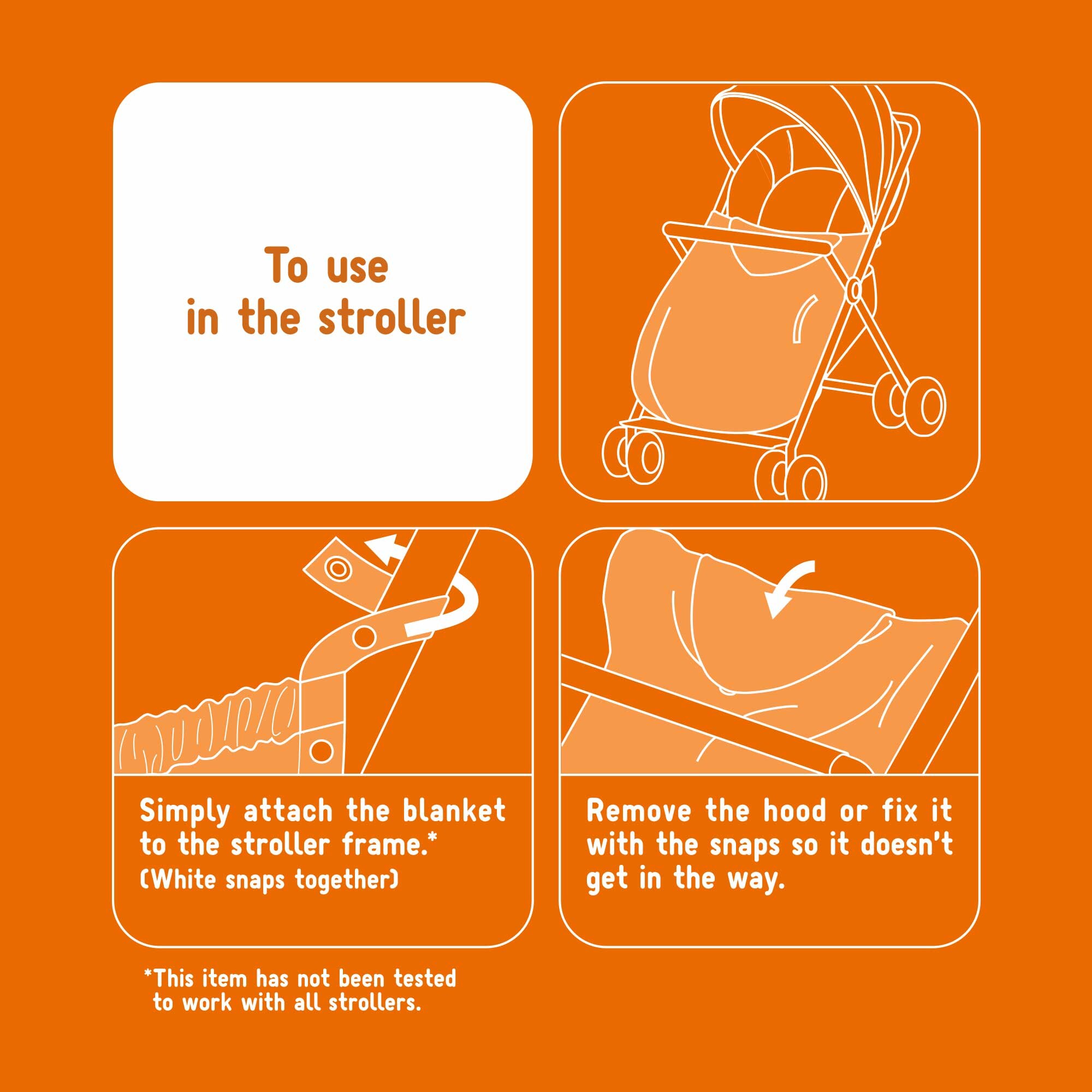 uniqlo stroller blanket