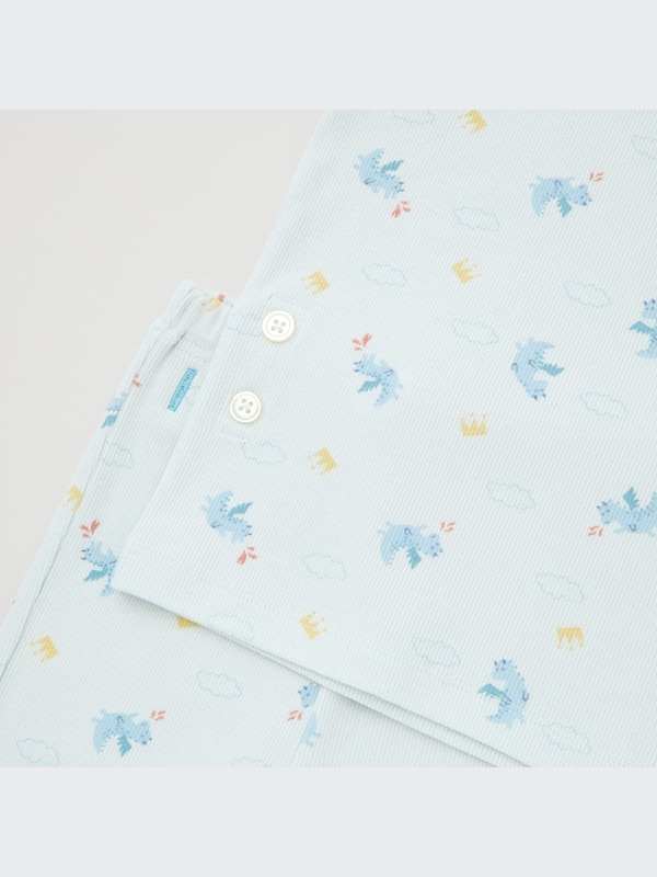 Ribbed Cotton Long-Sleeve Pajamas