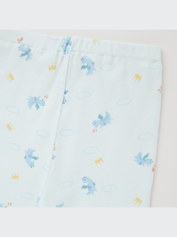 Ribbed Cotton Long-Sleeve Pajamas