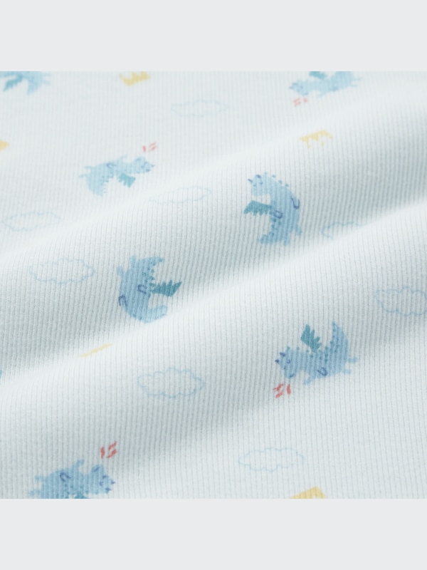 Ribbed Cotton Long-Sleeve Pajamas