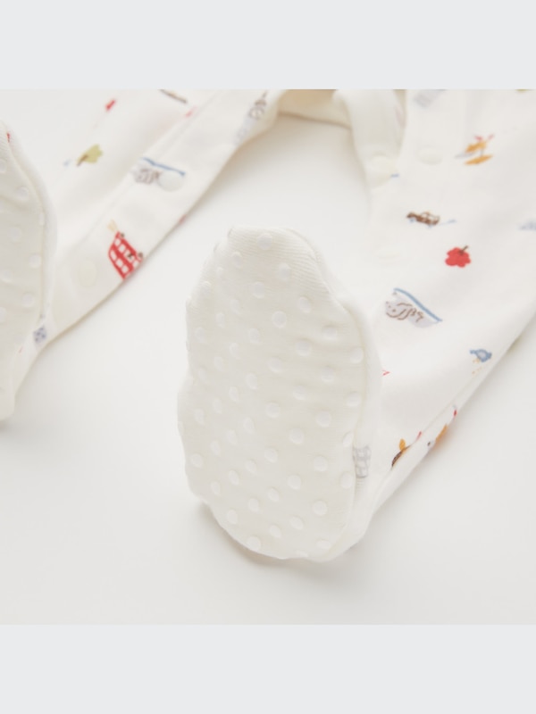 Joy of Print Foot-Covered One-Piece Outfit