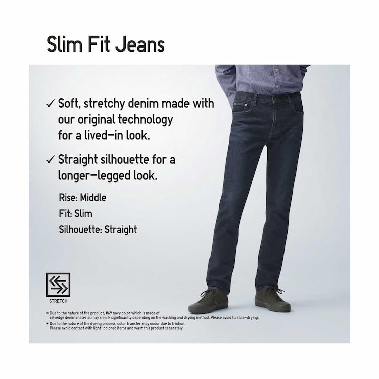 Juster shuttle Tekstforfatter Slim-Fit Jeans | UNIQLO US