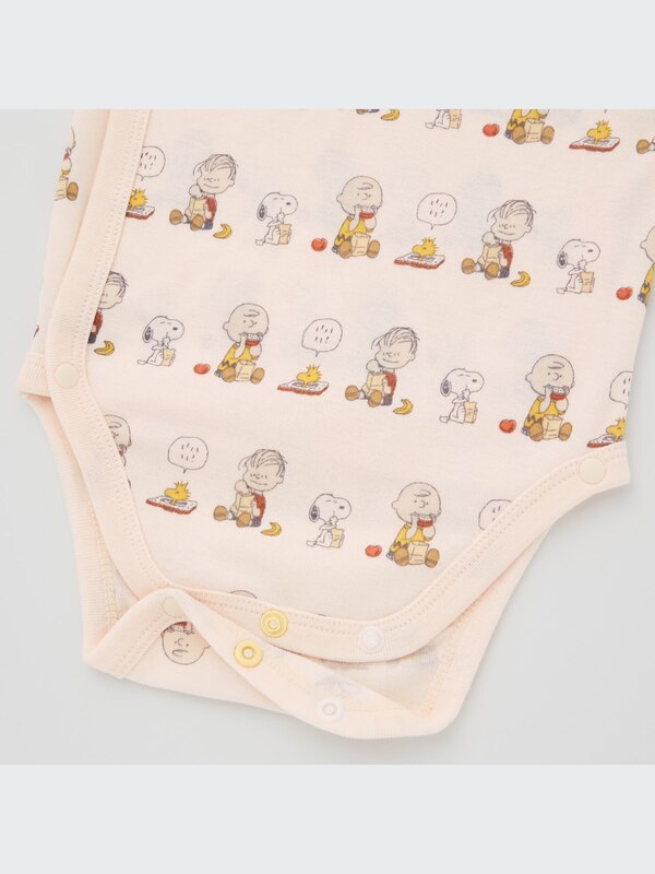 Bodysuit Bébé Peanuts (Snoopy) Rouge – Taille 0-3 Mois (mais Taille Grandit) – Occasion Très Bon état