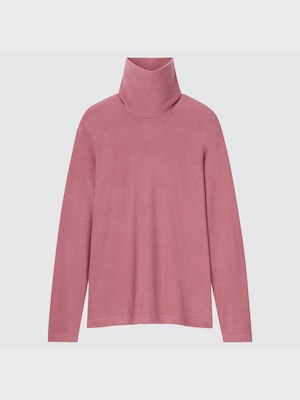 HEATTECH Fleece Turtleneck Long-Sleeve T-Shirt