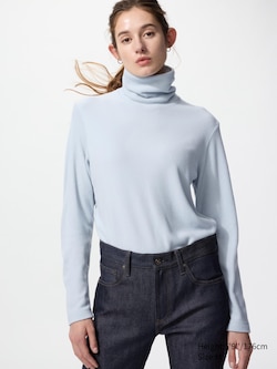 HEATTECH Fleece T-Shirt | Turtleneck