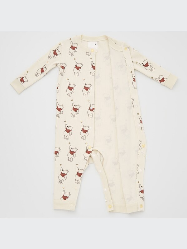 Winnie The Pooh Ribbed Long-Sleeve One-Piece Outfit