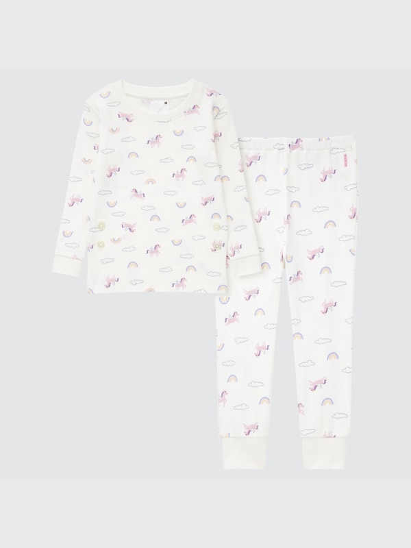 Ribbed Cotton Long-Sleeve Pajamas
