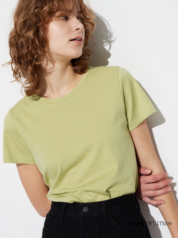 Supima® Cotton Crew Neck Short-Sleeve T-Shirt | UNIQLO US