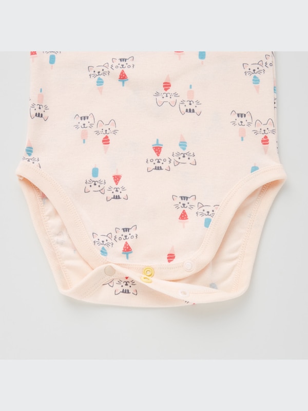 Joy of Print Short-Sleeve Bodysuit (Cat)