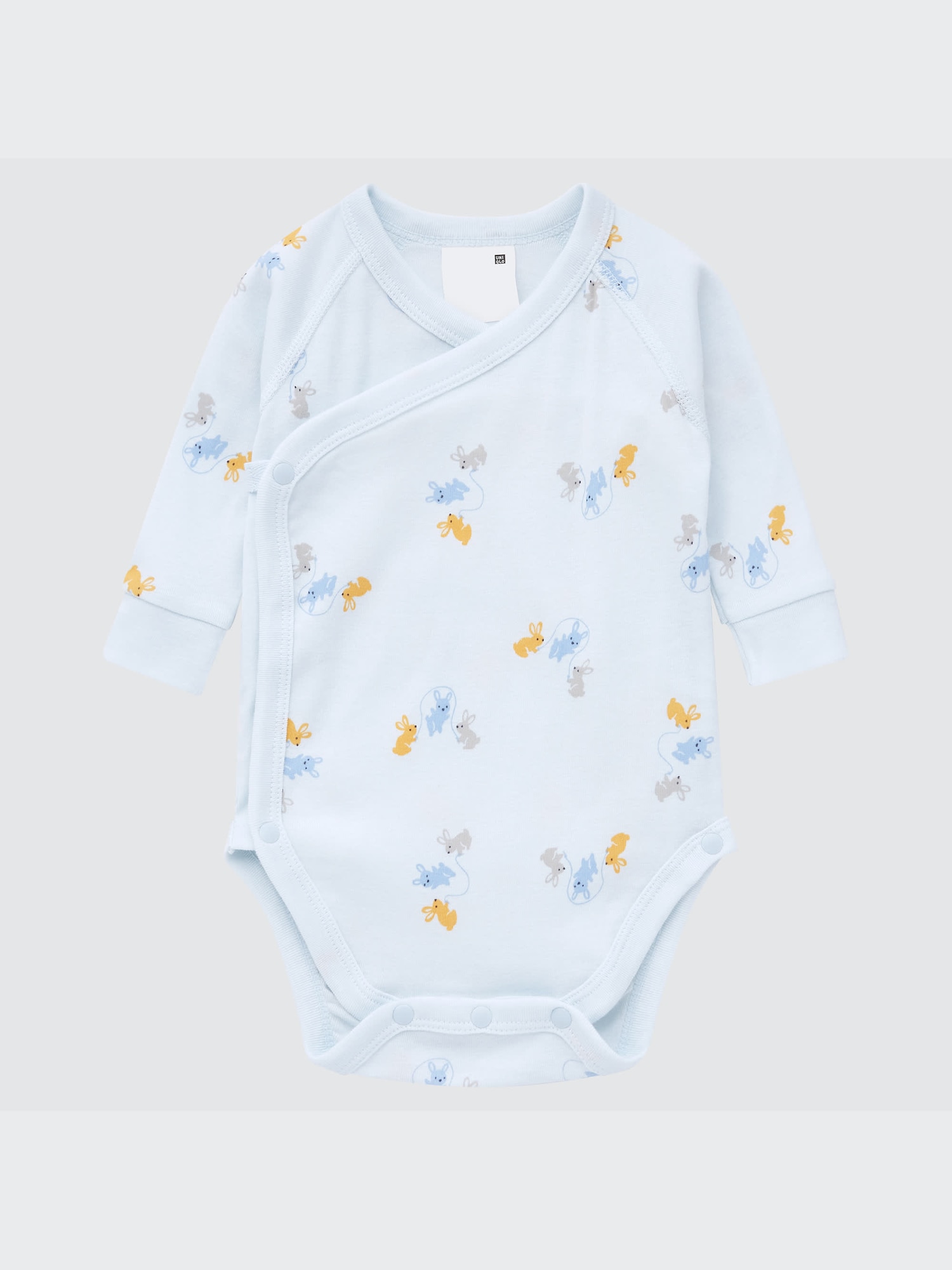 Joy of Print Long-Sleeve Bodysuit (Open Front)(Rabbit) | UNIQLO US