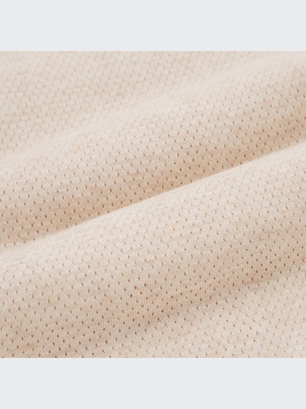 Cotton Mesh Sleeveless Bodysuit (Open Front)