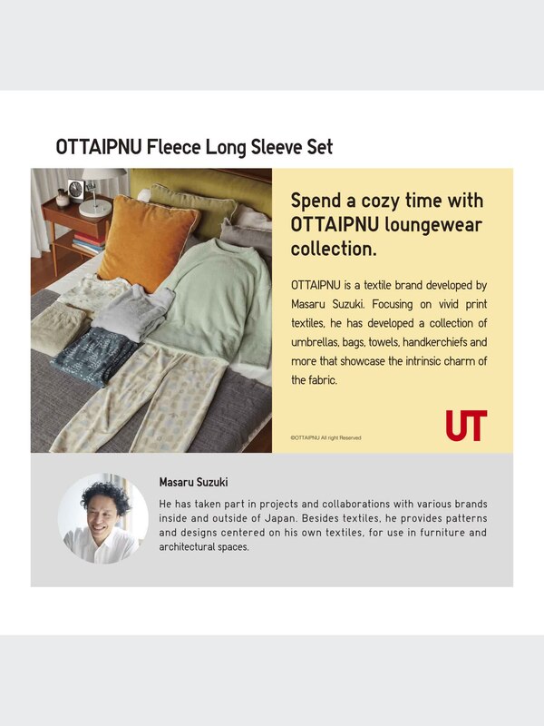Ottaipnu Fleece Long-Sleeve Set