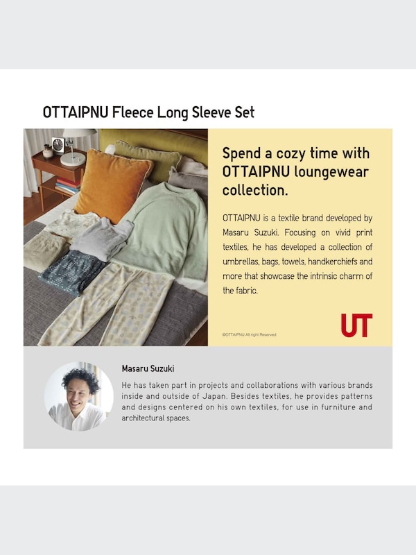 Ottaipnu Fleece Long-Sleeve Set