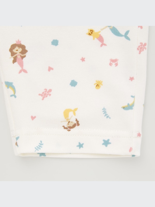 Dry Mermaid + Shell Print Short-Sleeve Pajamas