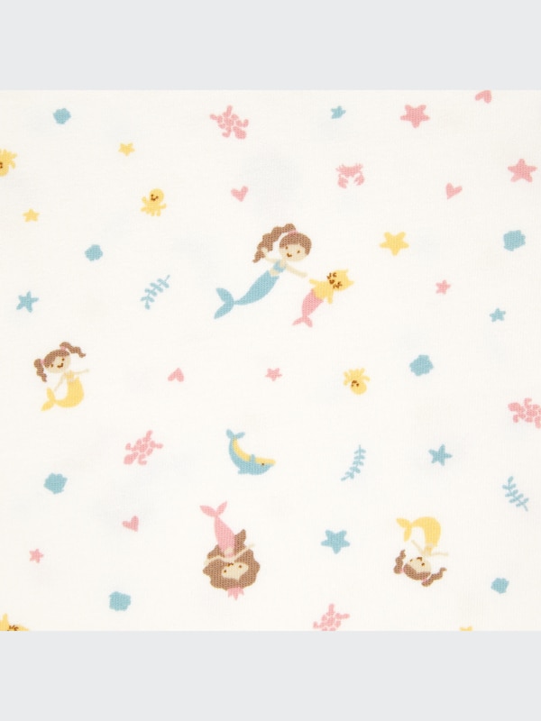 Dry Mermaid + Shell Print Short-Sleeve Pajamas