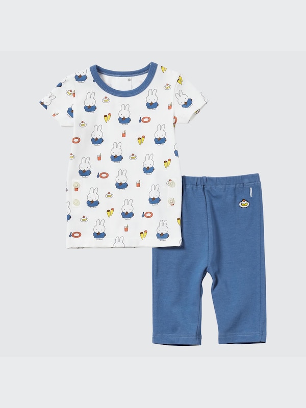 Picture Book Dry Short-Sleeve Pajamas