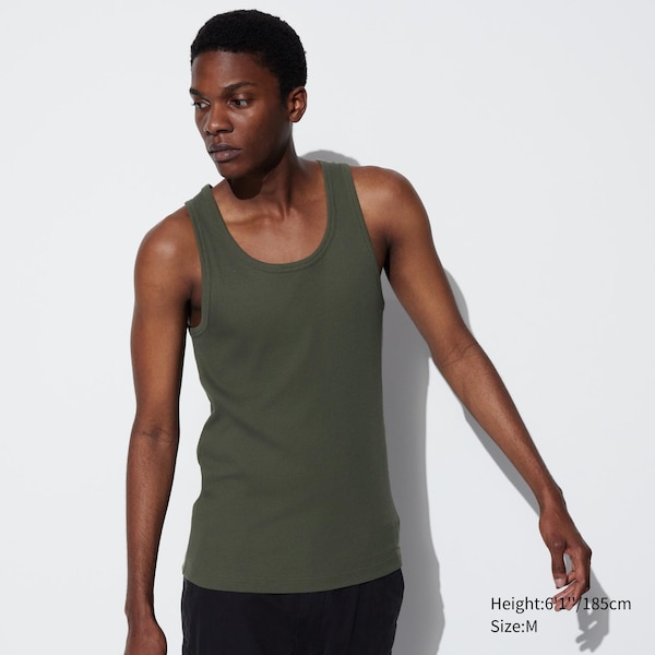 Dry Color Ribbed Tank Top | UNIQLO US
